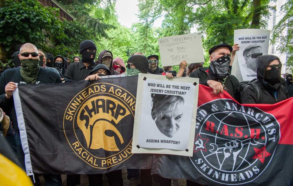portland liberals declare war on antifa