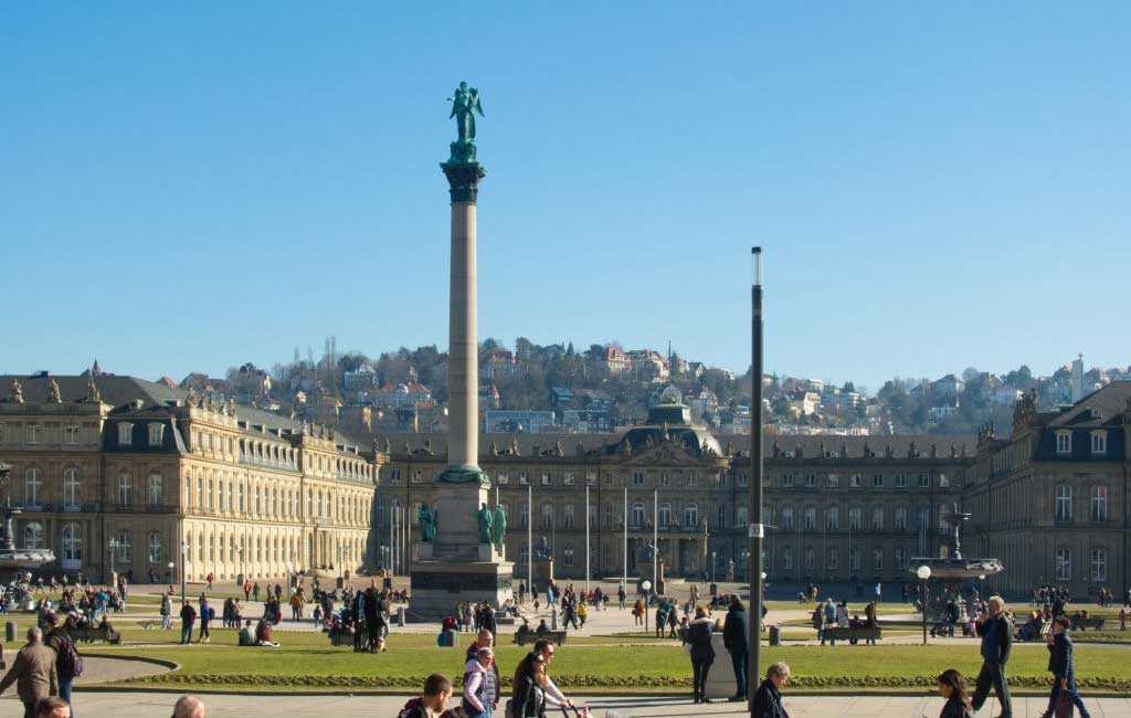 Stuttgart's Schlossplatz (Palace Square)