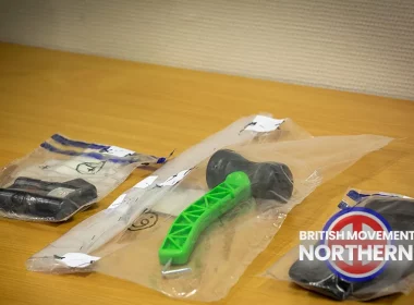 Some of the weapons that were found with the attackers