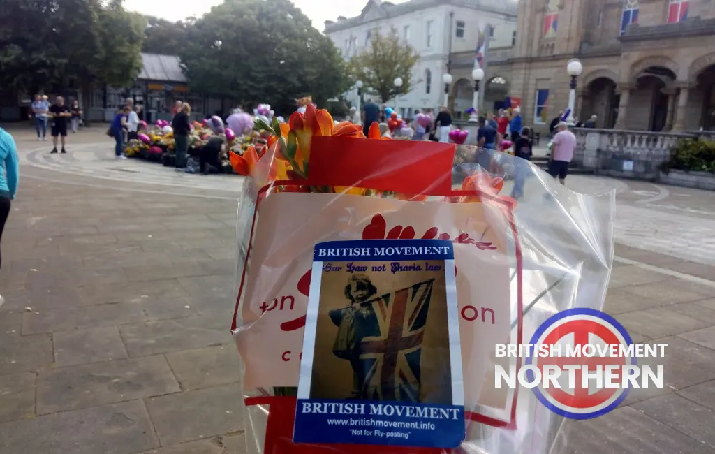 Southport: British Movement pays our respect.
