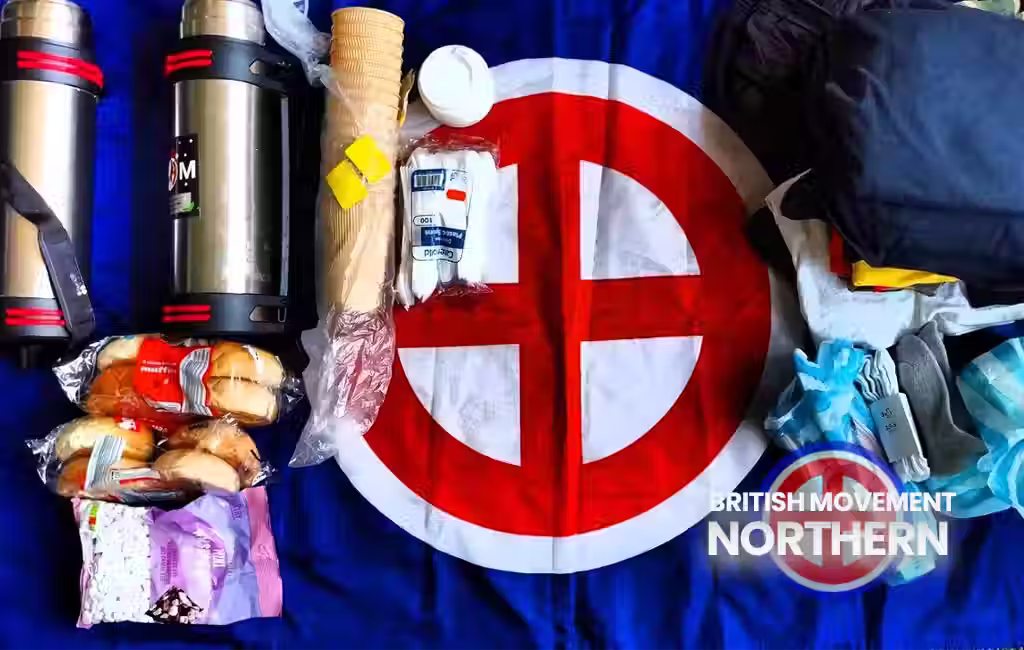 British Movement volunteers were back out on the streets helping our homeless folk